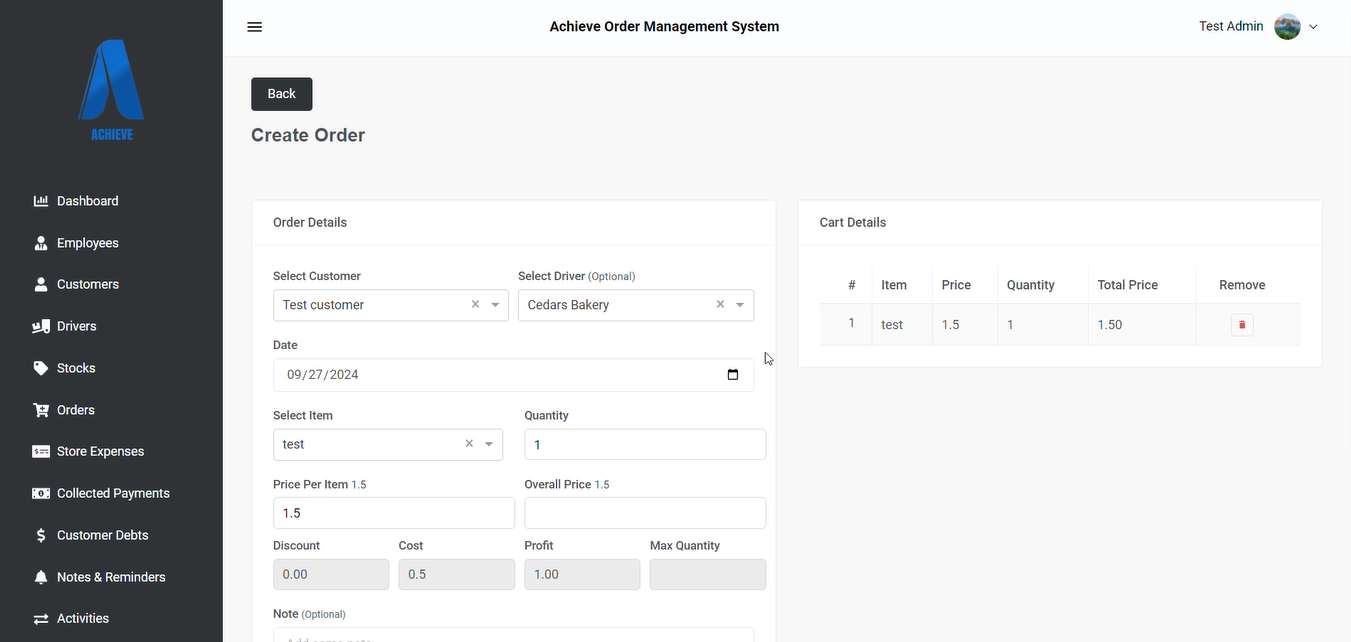 Admin Controls