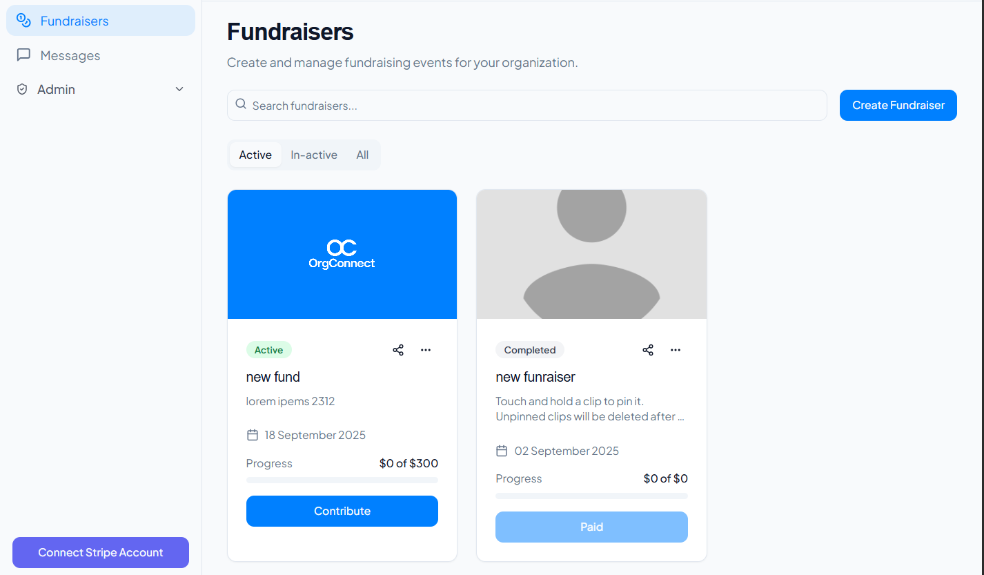 Admin Dashboard