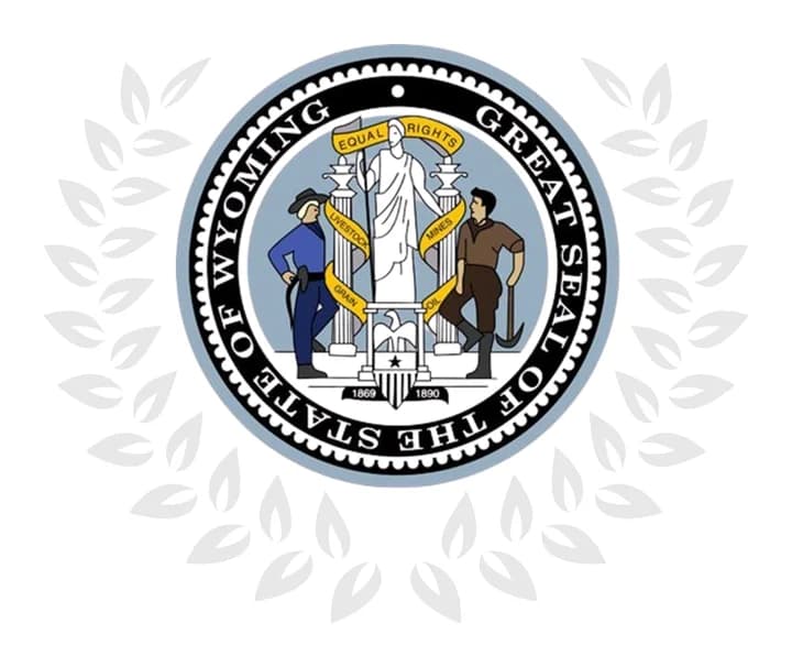 State of Wyoming badge