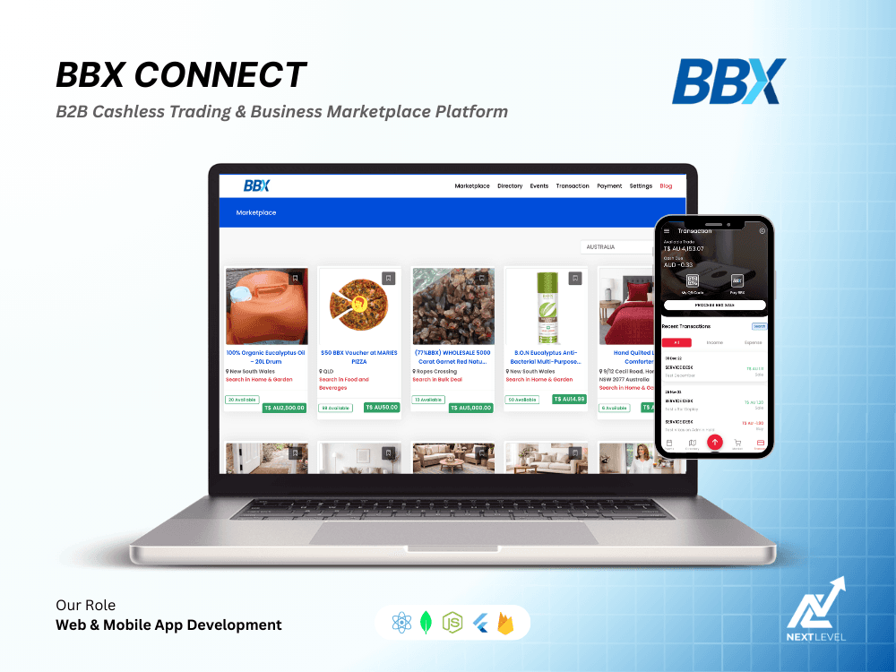 BBX Connect - E-Commerce Project app screenshot