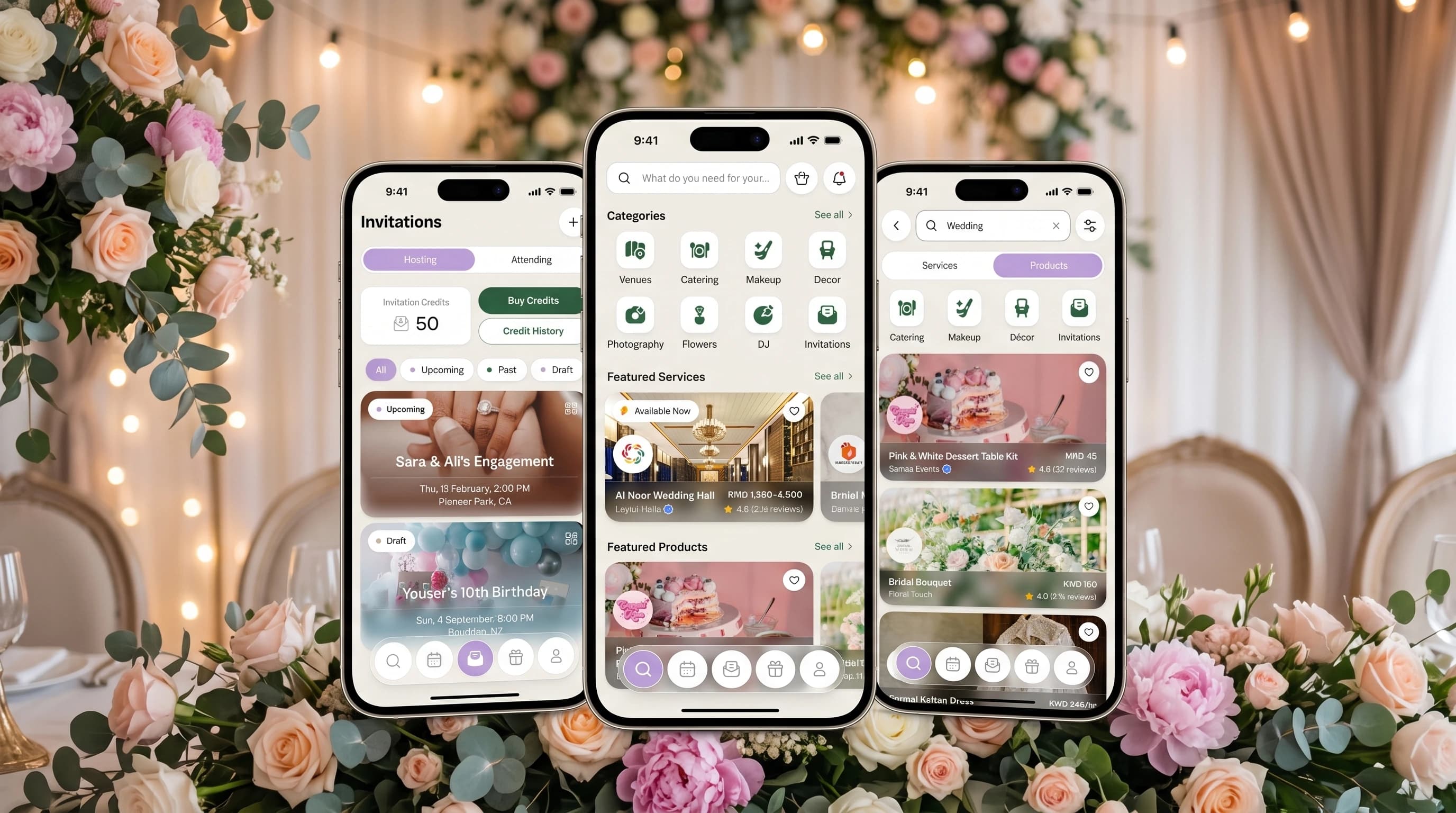 Munasbati venue booking, vendor dashboard and admin panel