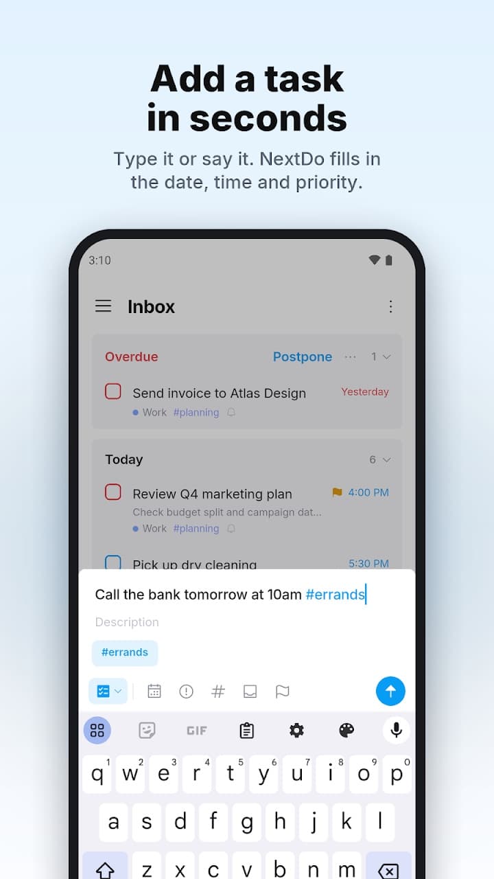 NextDo screenshot 1