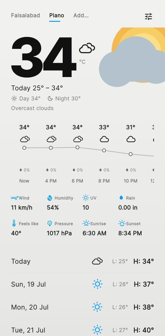Weather Lite screenshot 1