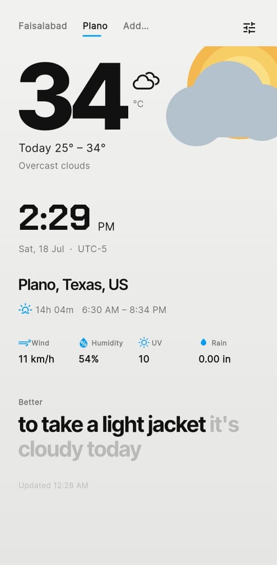 Weather Lite screenshot 2