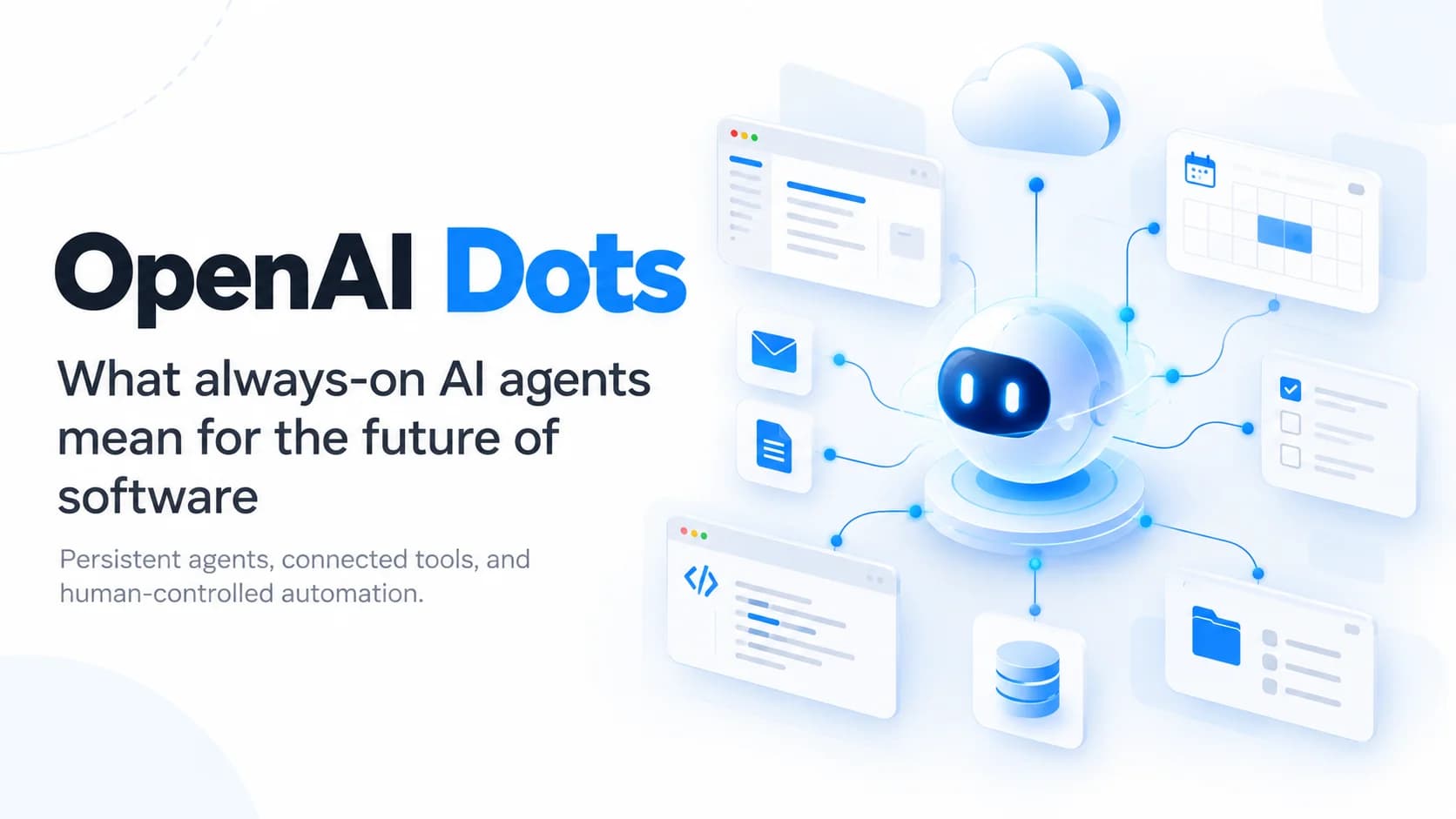 OpenAI Dots always-on AI agents powered by GPT-6 Astra working across connected business tools