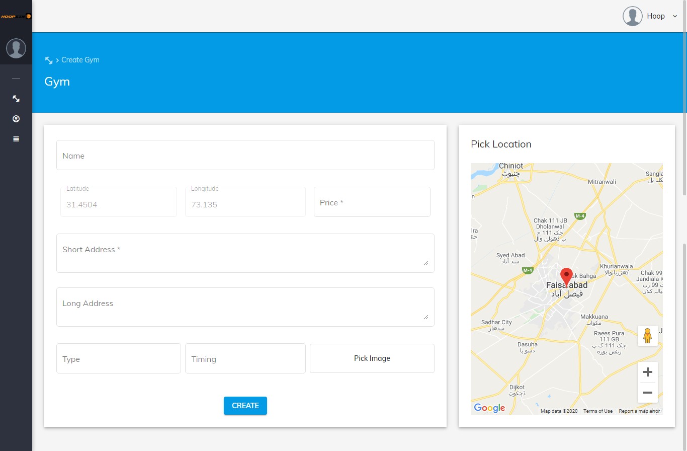 Gym Management Dashboard